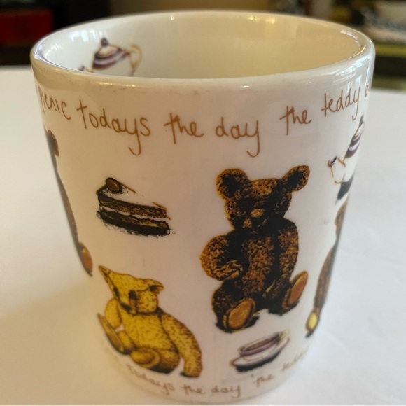 Ted tea mug Paul Cardew vintage designer. Teddy bear mug designed in England - Picture 2 of 7